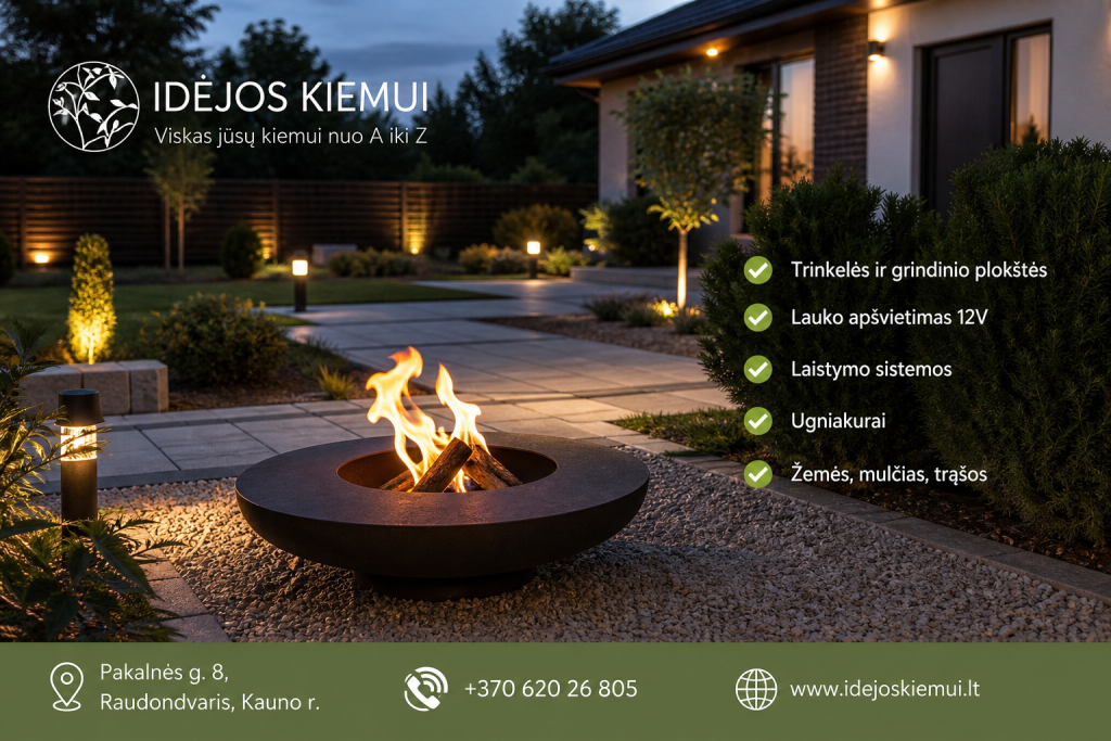 Idėjos Kiemui – kiemo sprendimai nuo A iki Ž