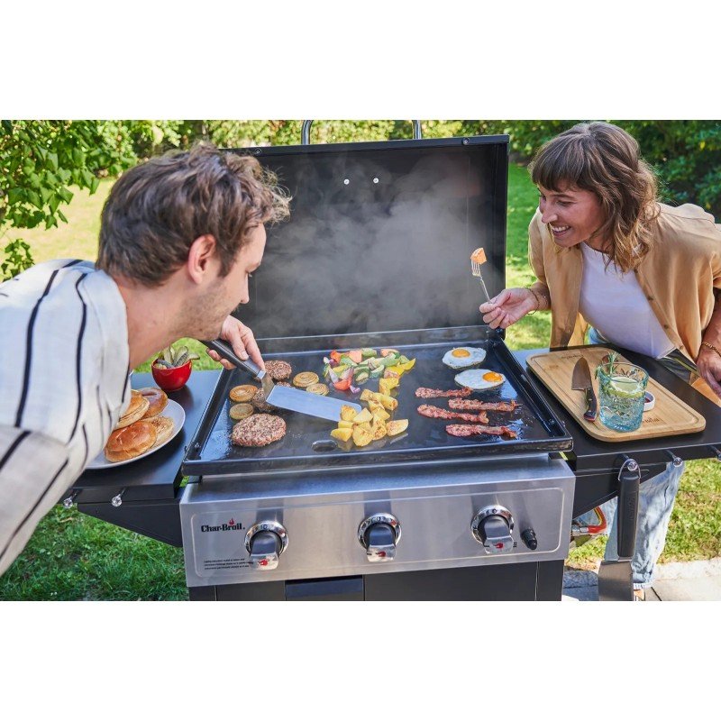 Dujinė kepsninė su plokštuma Char-Broil Griddle 3400 - Image 3