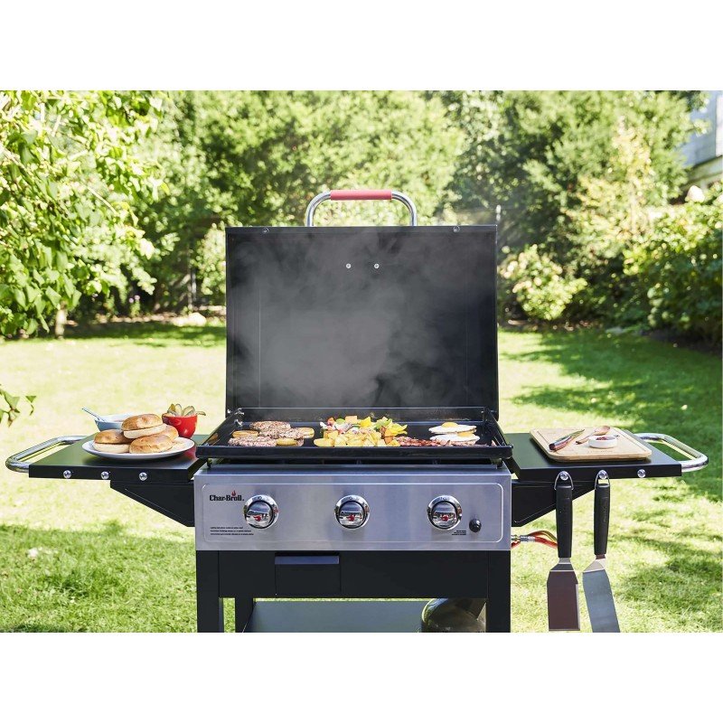 Dujinė kepsninė su plokštuma Char-Broil Griddle 3400 - Image 4