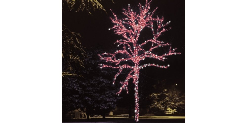 Kalėdinė lauko girlianda Raudona-Balta 200LED 20m - Image 2