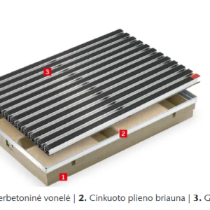 ACO vario polimerbetoninė vonelė (įv. matmenų) - 600x400x80 mm