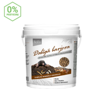 Natūralus barjeras (granulės) BIOFIX STOPPER kurmių, kurklių, spragšio kontrolei, 1 kg