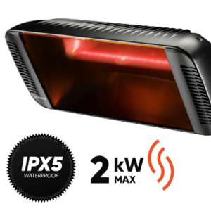 Infraraudonųjų spindulių (halogeninis) šildytuvas HELIOSA 66 BLACK