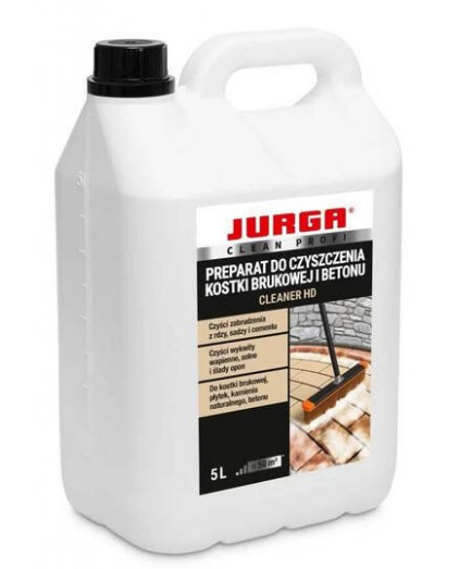 JURGA CLEANER HD intensyvus trinkelių ir betono valiklis, (1 arba 5 L)