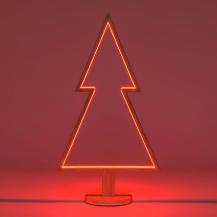 Šviečianti įv. spalvomis LED eglė, 90 cm - Image 5