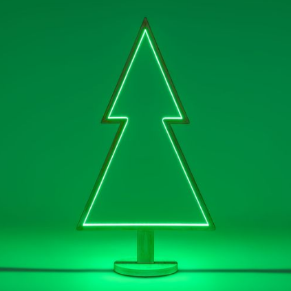 Šviečianti įv. spalvomis LED eglė, 90 cm - Image 2