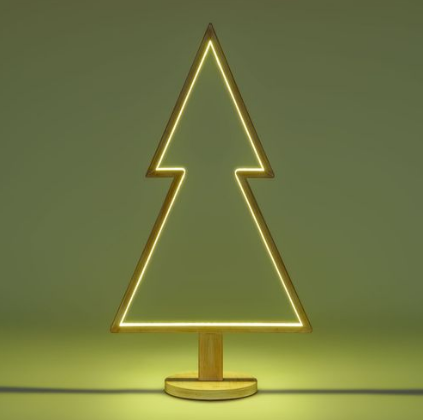 Šviečianti įv. spalvomis LED eglė, 90 cm - Image 3