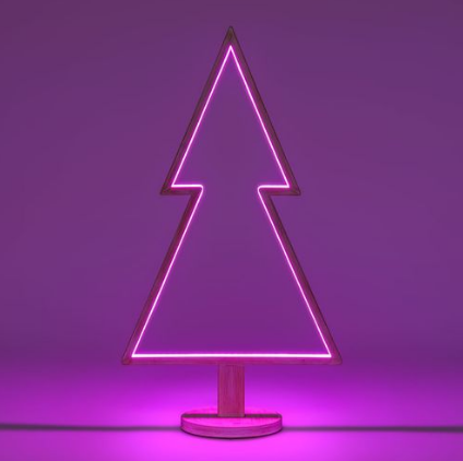 Šviečianti įv. spalvomis LED eglė, 90 cm - Image 4