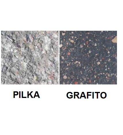 Skaldyto betono kolona / palisadas, įvairių dydžių ir spalvų - Image 2