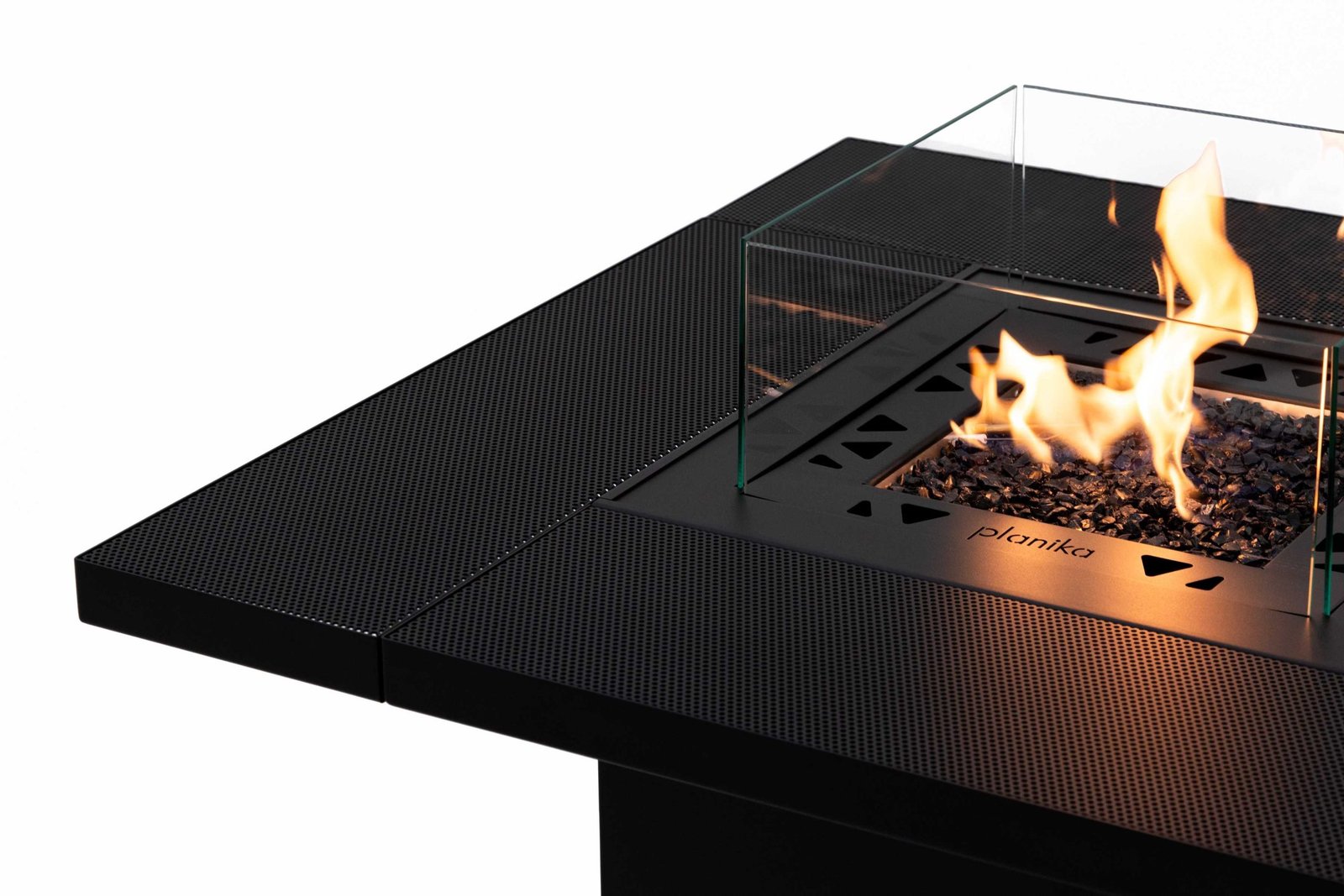 PLANIKA SQUARE TABLE HIGH dujinis lauko židinys - šildytuvas su uždangalu - Image 2