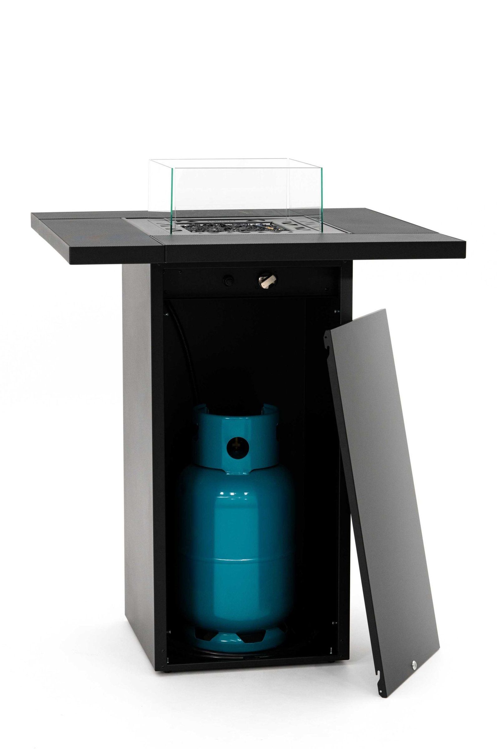 PLANIKA SQUARE TABLE HIGH dujinis lauko židinys - šildytuvas su uždangalu - Image 3