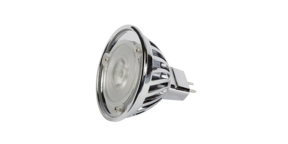 Power LED šiltai baltos spalvos 4W 12V MR16