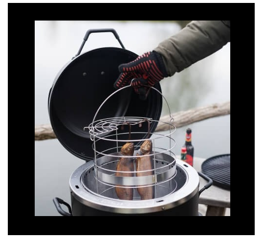 Dujinis grilis-skrudintuvas-rūkykla Char-Broil The Big Easy