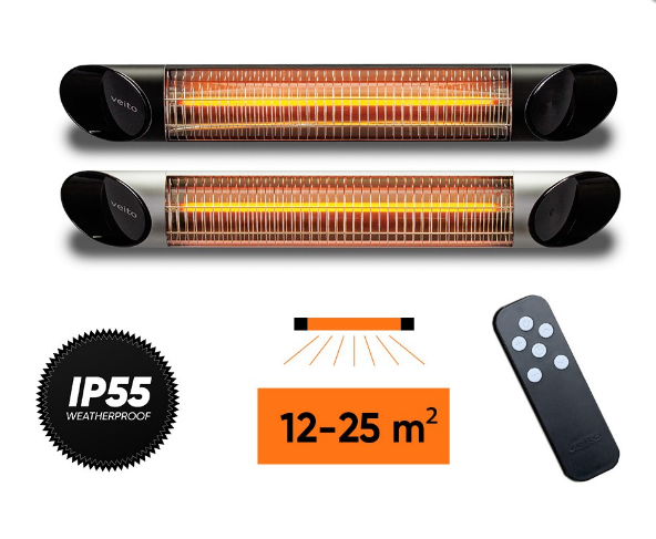 Infraraudonųjų spindulių (anglies pluošto) šildytuvas VEITO BLADE S