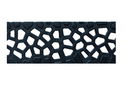 Aco ketaus grotelės Voronoi 500 mm ilgio