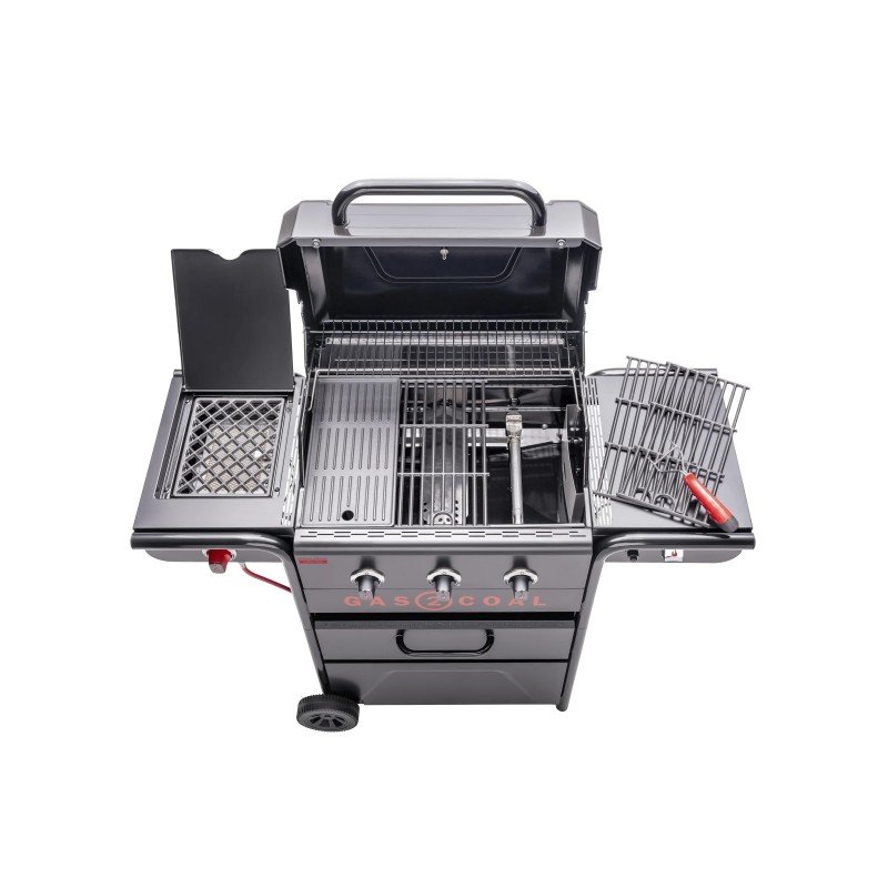 Anglinė-Dujinė 3 degiklių kepsninė Char-Broil Gas2Coal Special - Image 2