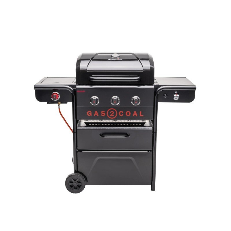 Anglinė-Dujinė 3 degiklių kepsninė Char-Broil Gas2Coal Special