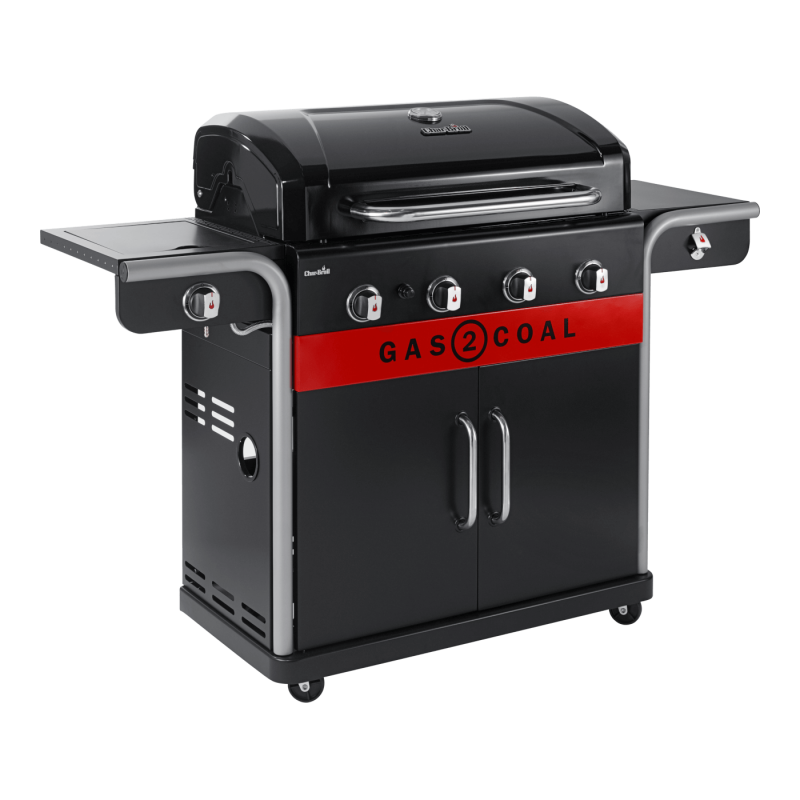 Anglinė-Dujinė 4 degiklių kepsninė Char-Broil Gas2Coal - Image 4