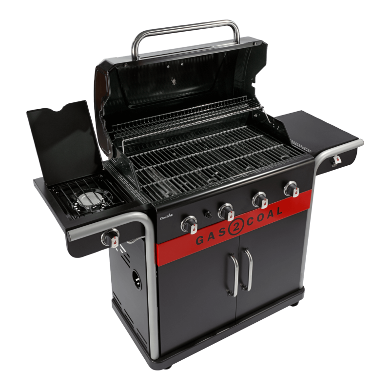 Anglinė-Dujinė 4 degiklių kepsninė Char-Broil Gas2Coal - Image 2