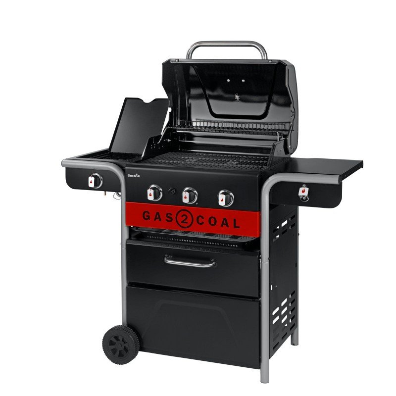 Anglinė-Dujinė 3 degiklių kepsninė Char-Broil Gas2Coal - Image 2