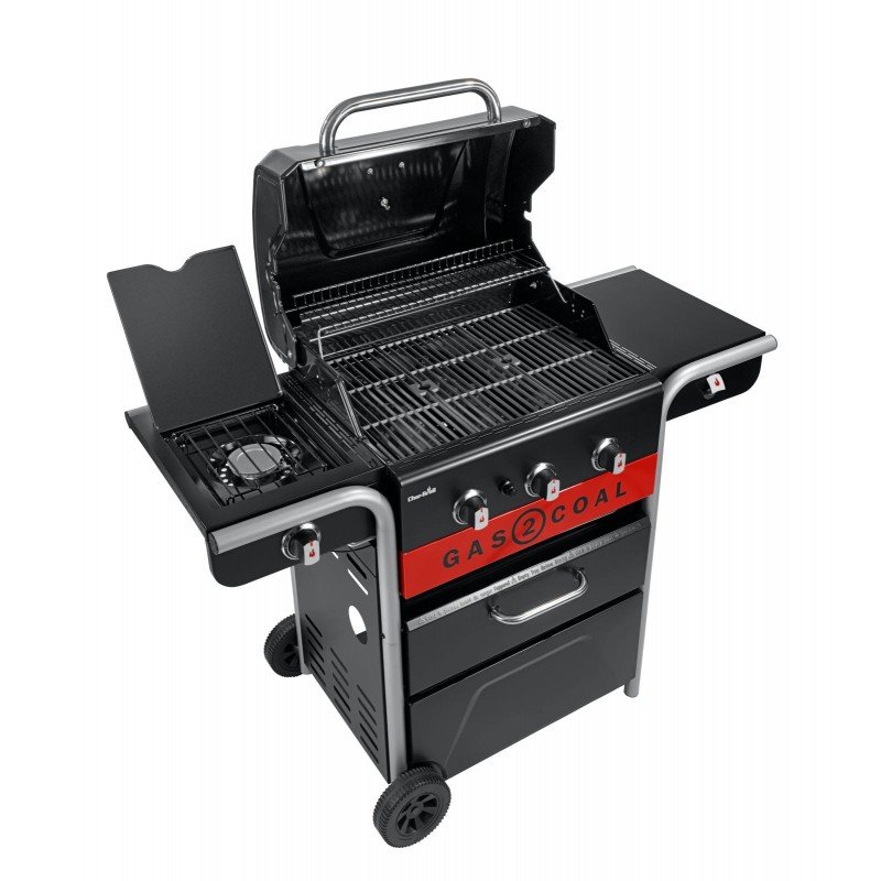 Anglinė-Dujinė 3 degiklių kepsninė Char-Broil Gas2Coal - Image 4