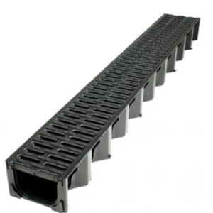 Latakas ACO Hexaline (su plastikinėmis juostinėmis grotelėmis) 1000 mm ilgio