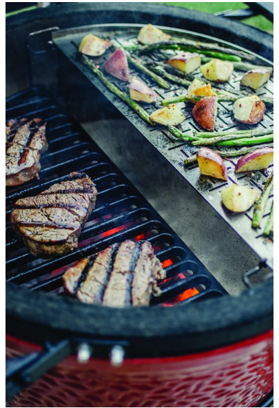 Kamado Joe nerūdijančio plieno pusmėnulio grotelės žuviai ir daržovėms Big Joe - Image 2