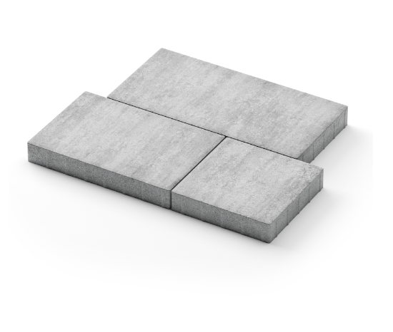 Betoninės plokštės/plytelės Largo, daugiaspalvės, įvairių dydžių
