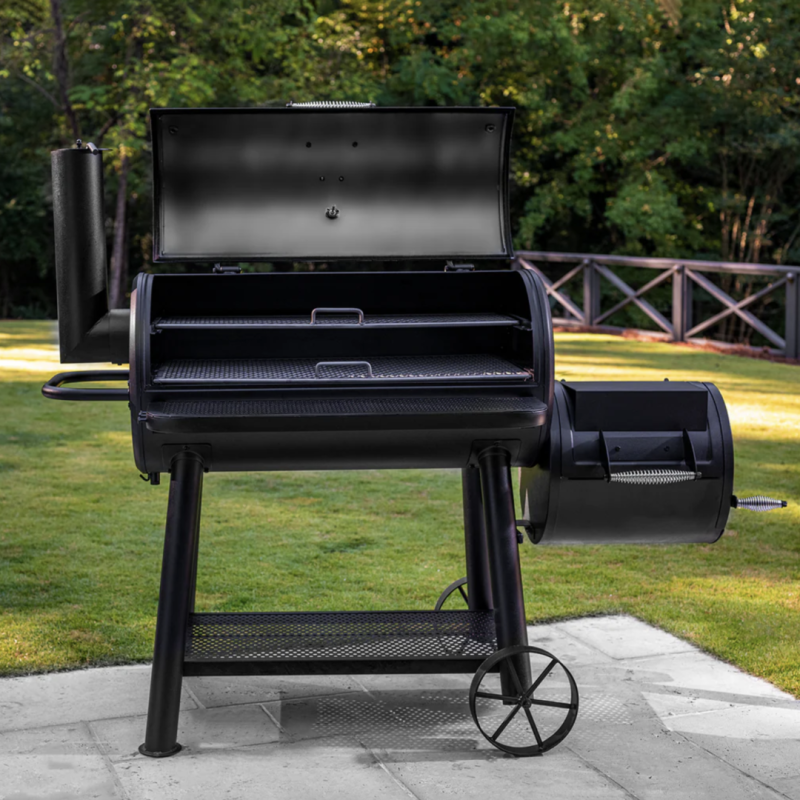 Lauko kepsninė-rūkykla Char-Griller Grand Champ Offset Smoker - Image 2