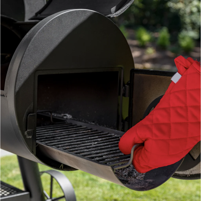 Lauko kepsninė-rūkykla Char-Griller Grand Champ Offset Smoker - Image 6