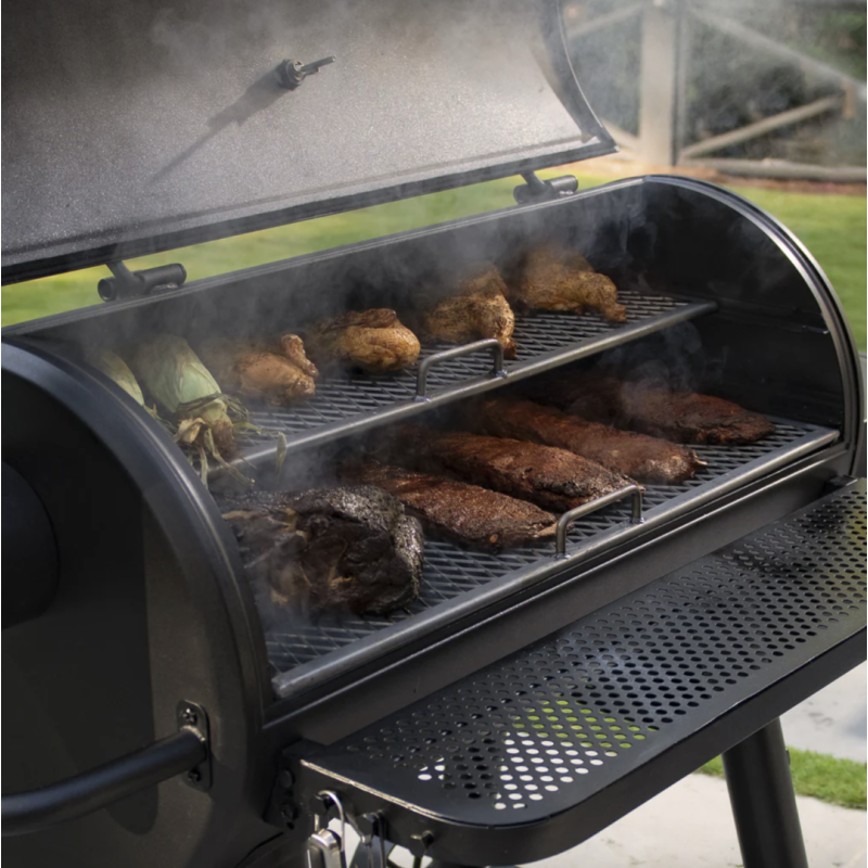 Lauko kepsninė-rūkykla Char-Griller Grand Champ Offset Smoker - Image 4