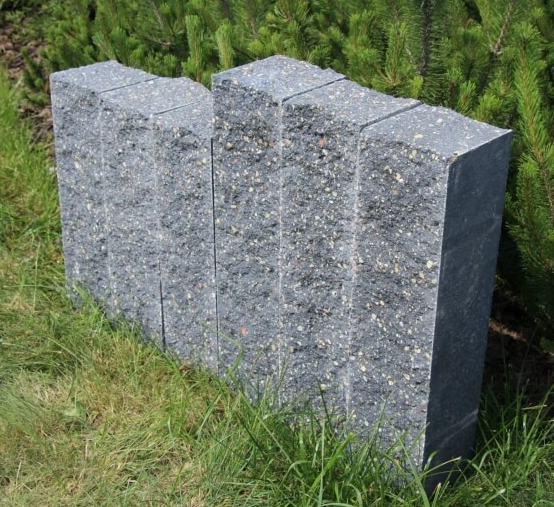 Skaldyto betono kolona / palisadas, įvairių dydžių ir spalvų