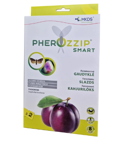 Pherozzip SMART feromoninė lipni gaudyklė SLYVINIUI vaisėdžiui (Grapholita funebrana), 2 vnt