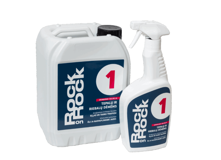 Rock on Rock 1 tepalų, kuro dėmių, riebalų valiklis 750ml; 5L