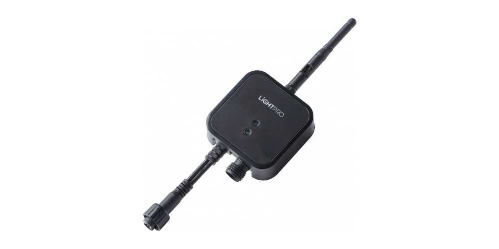 Išmanus sodo apšvietimo valdymas su LightPro Switch WIFI priedėlis