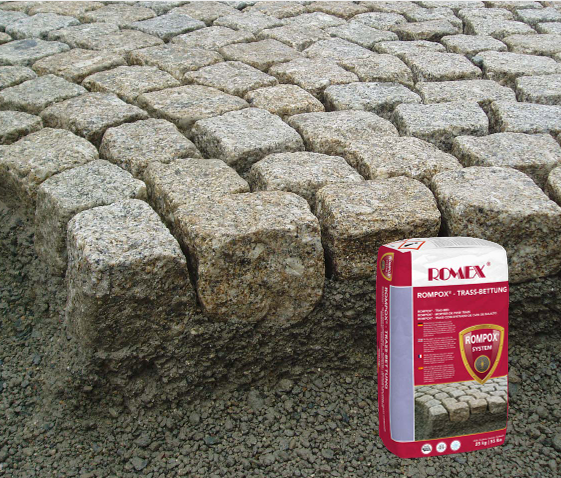 Grindinio pagrindo mišinys ROMPOX® – TRASS-BED  25 kg