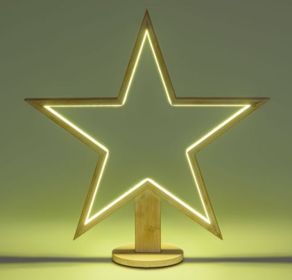 Šviečianti įv. spalvomis LED žvaigždė, 55 cm - Image 4